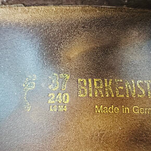 Birkenstock Arizona Mocha Cork Made in Germany Iconic Sandals 37 Women 6 Mens 4 - Picture 5 of 8